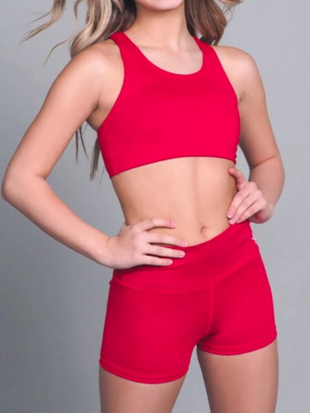 Red Girls Rebel YS set- for Cheer dance or gymnastics